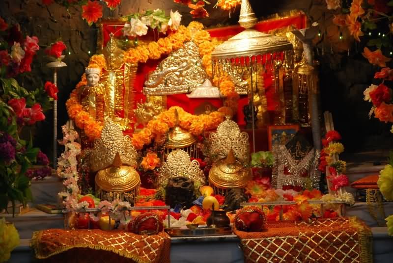 Vaishno Devi Temple Interior View