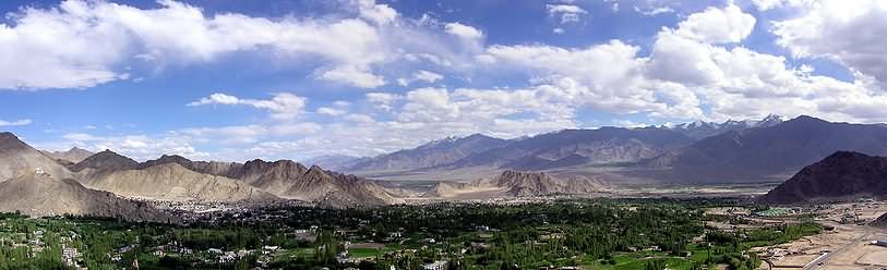 View From Shanti Stupa In Ladakh