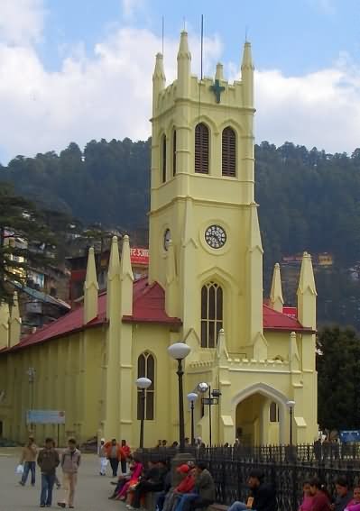 Beautiful Picture Of The Christ Church Shimla