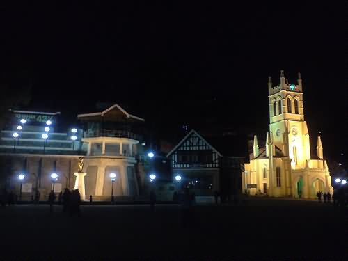 Christ Church Shmila Night View