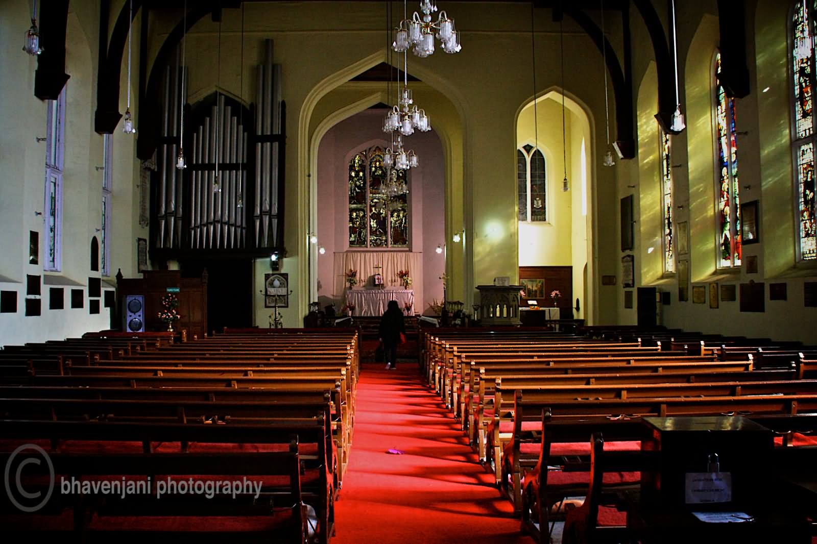 Inside The Christ Church In Shimla