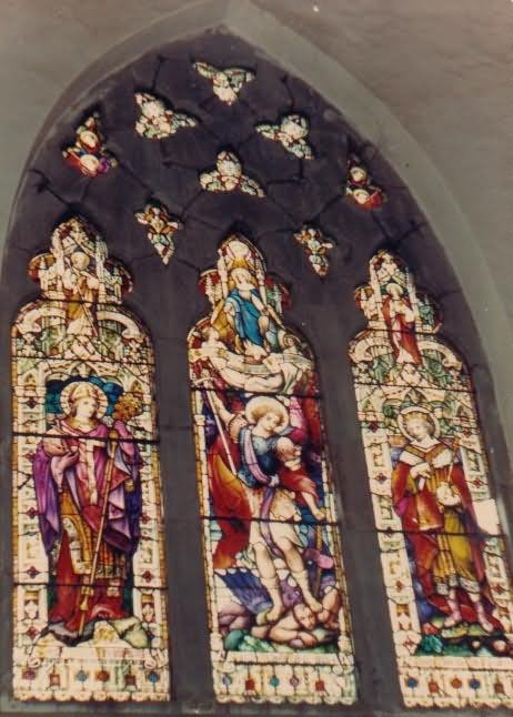 Stained Glass Inside The Christ Church In Shimla