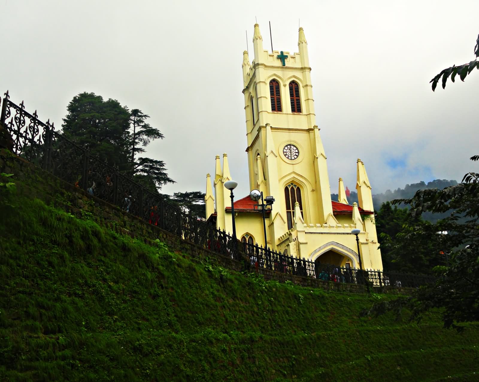 The Beautiful Christ Church At Shimla