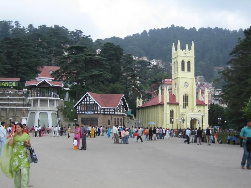 The Christ Church At Ridge In Shimla