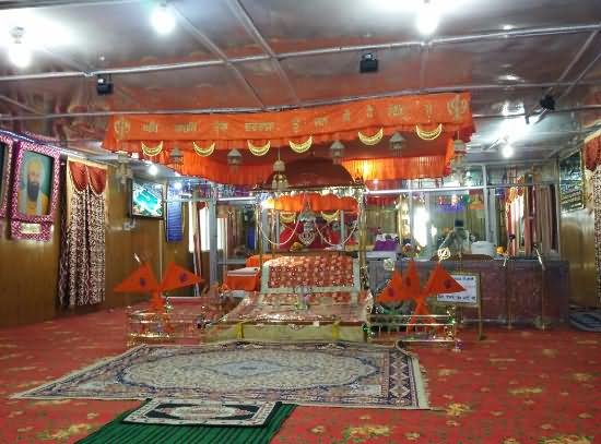 Guru Granth Sahib Ji Parkash Inside The Gurdwara Pathar Sahib