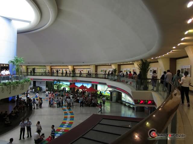 Oriental Pearl Tower Inside View