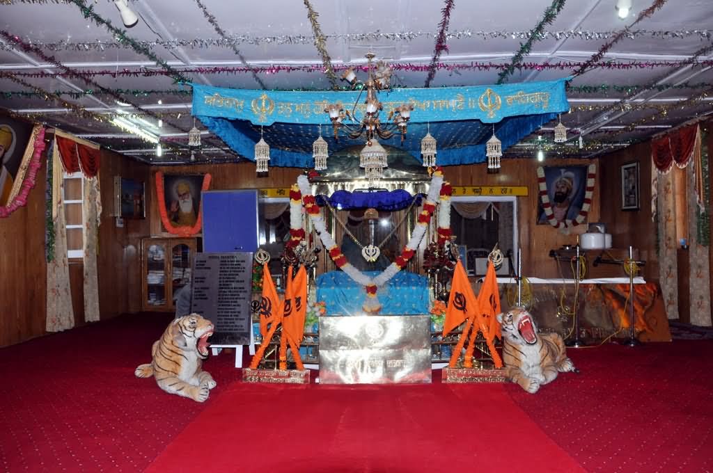 Parkash Of Shri Guru Granth Sahib Ji Inside Gurdwara Pathar Sahib