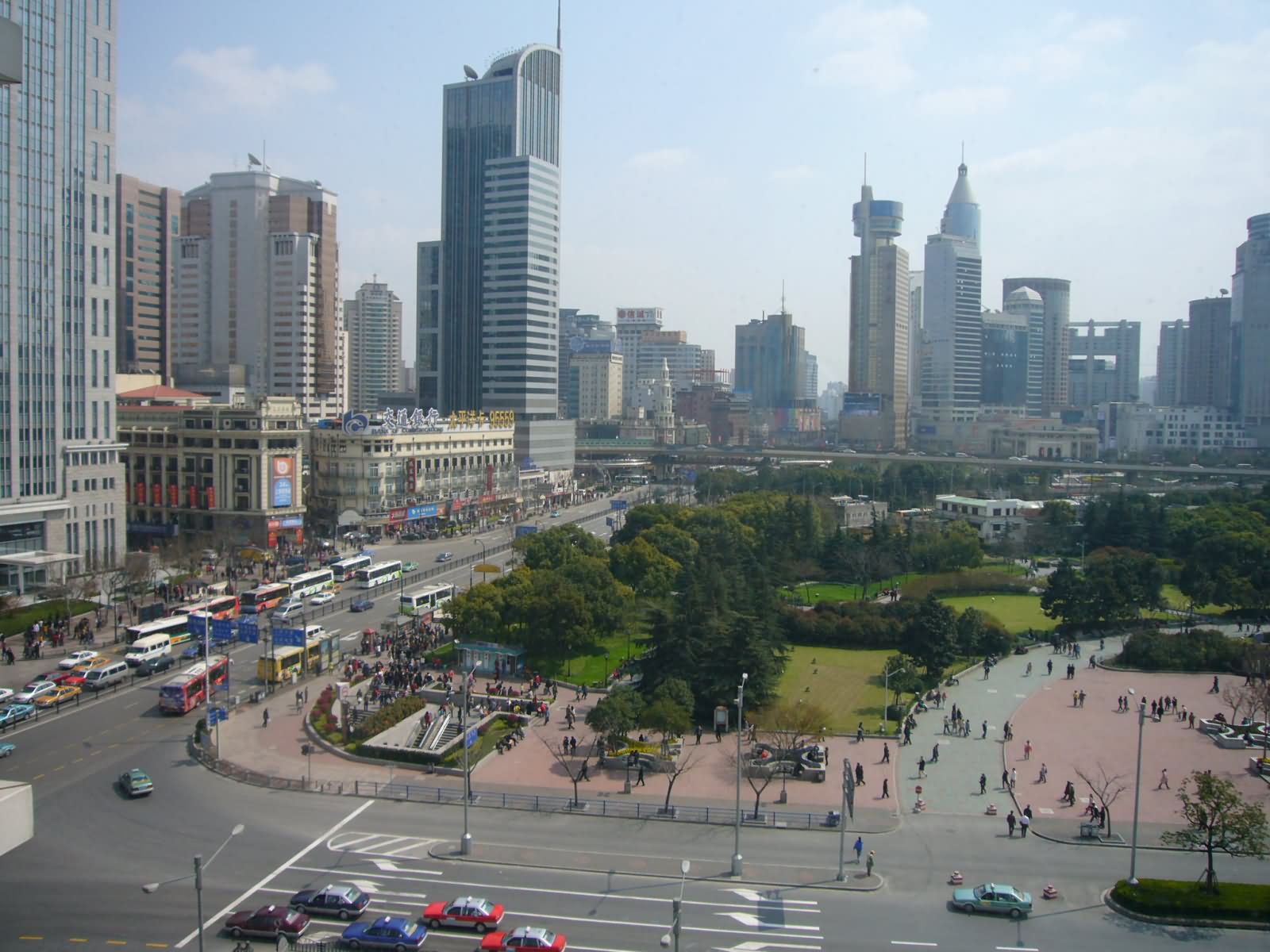 People Square View From Urban Planning Exhibition Center