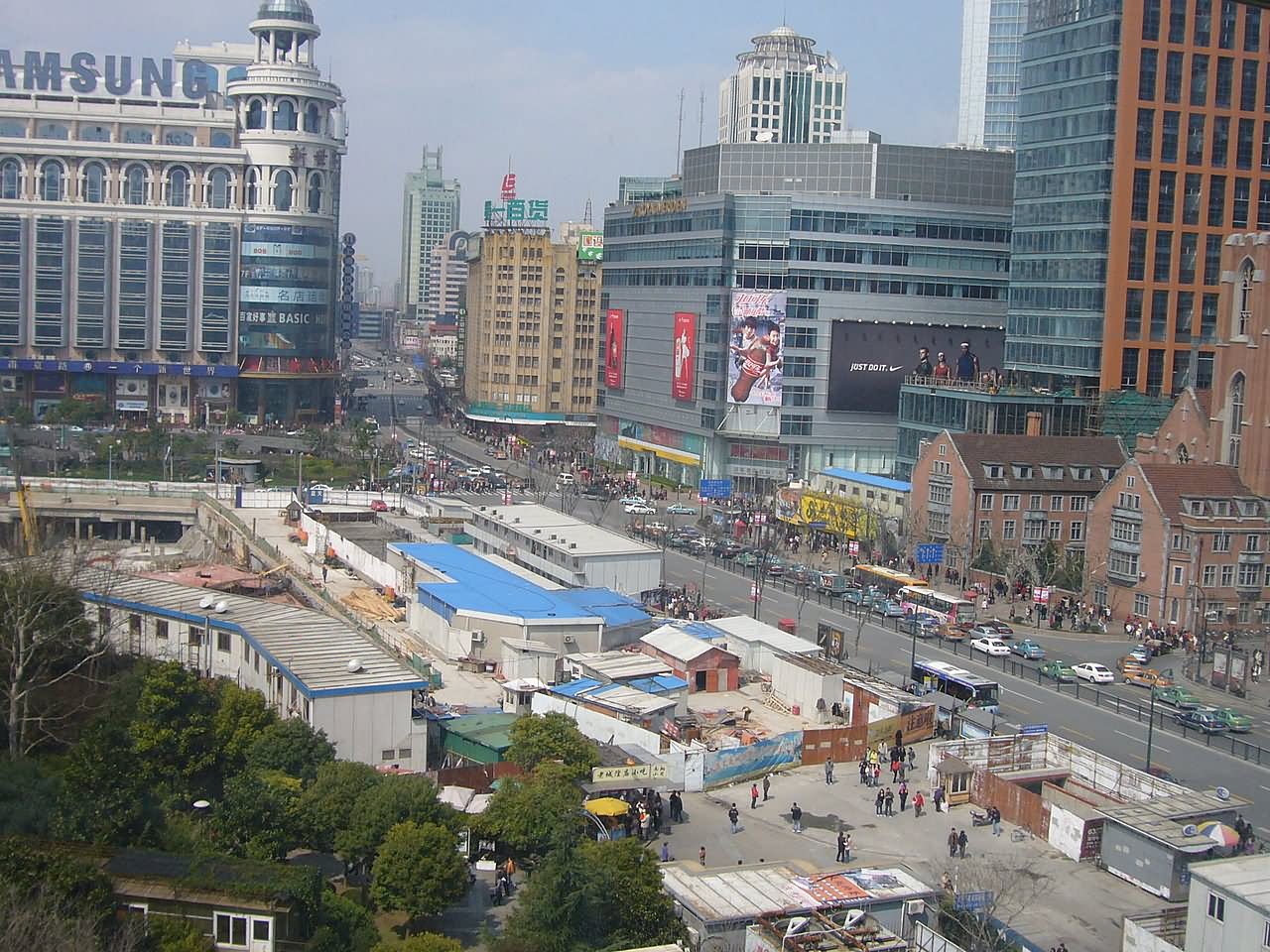 People's Square View From The Urban Planning Exhibition Center