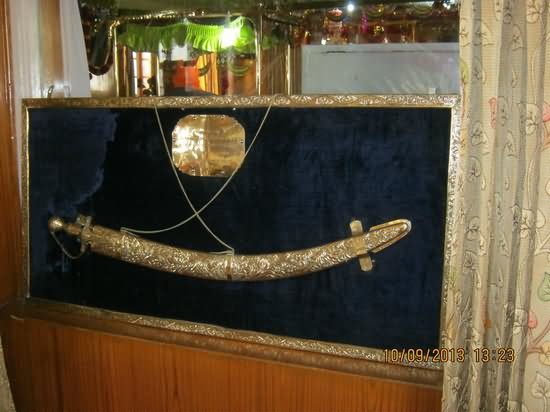 Sacred Sword Inside The Gurdwara Pathar Sahib