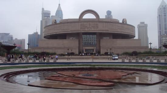 The Entrance Of The Shanghai Museum At The People's Square