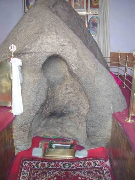 The Sacred Stone Inside The Gurdwara Pathar Sahib, Leh