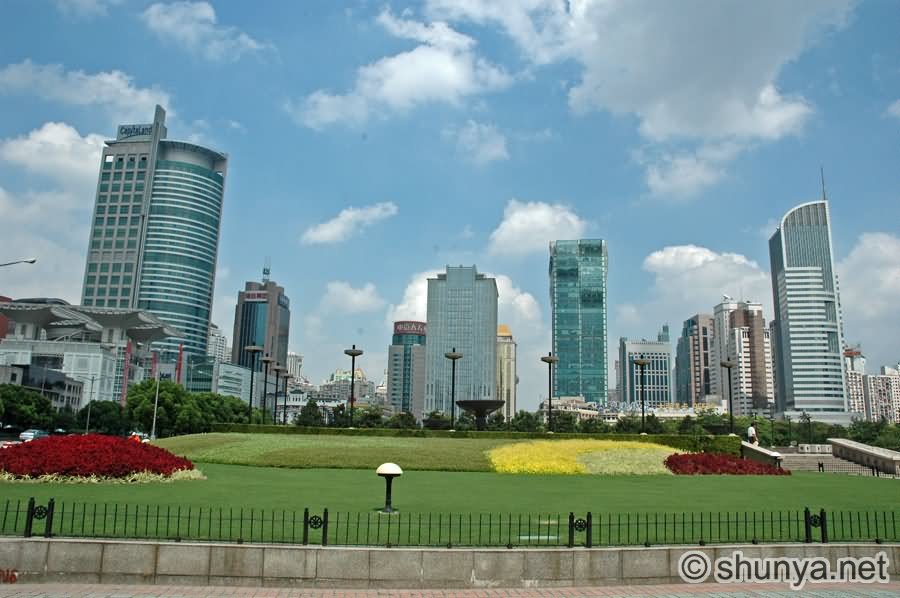 View From People's Square In Shanghai