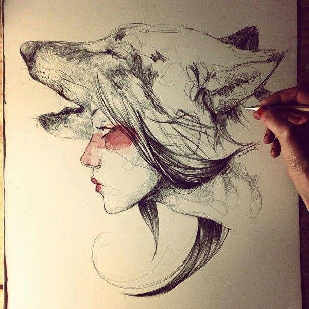 Pictures Of Wolf Head Girl Tattoo Kidskunstinfo