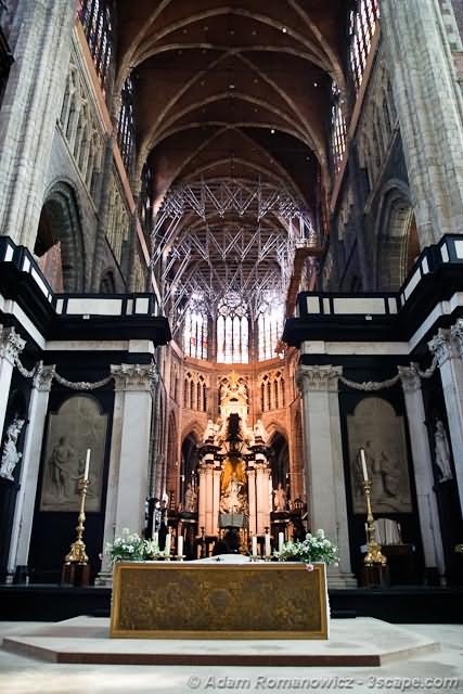 Altar Of Saint Bavo Cathedral Inside Picture