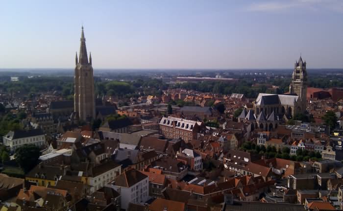 Bruges City View From The Belfry of Bruges