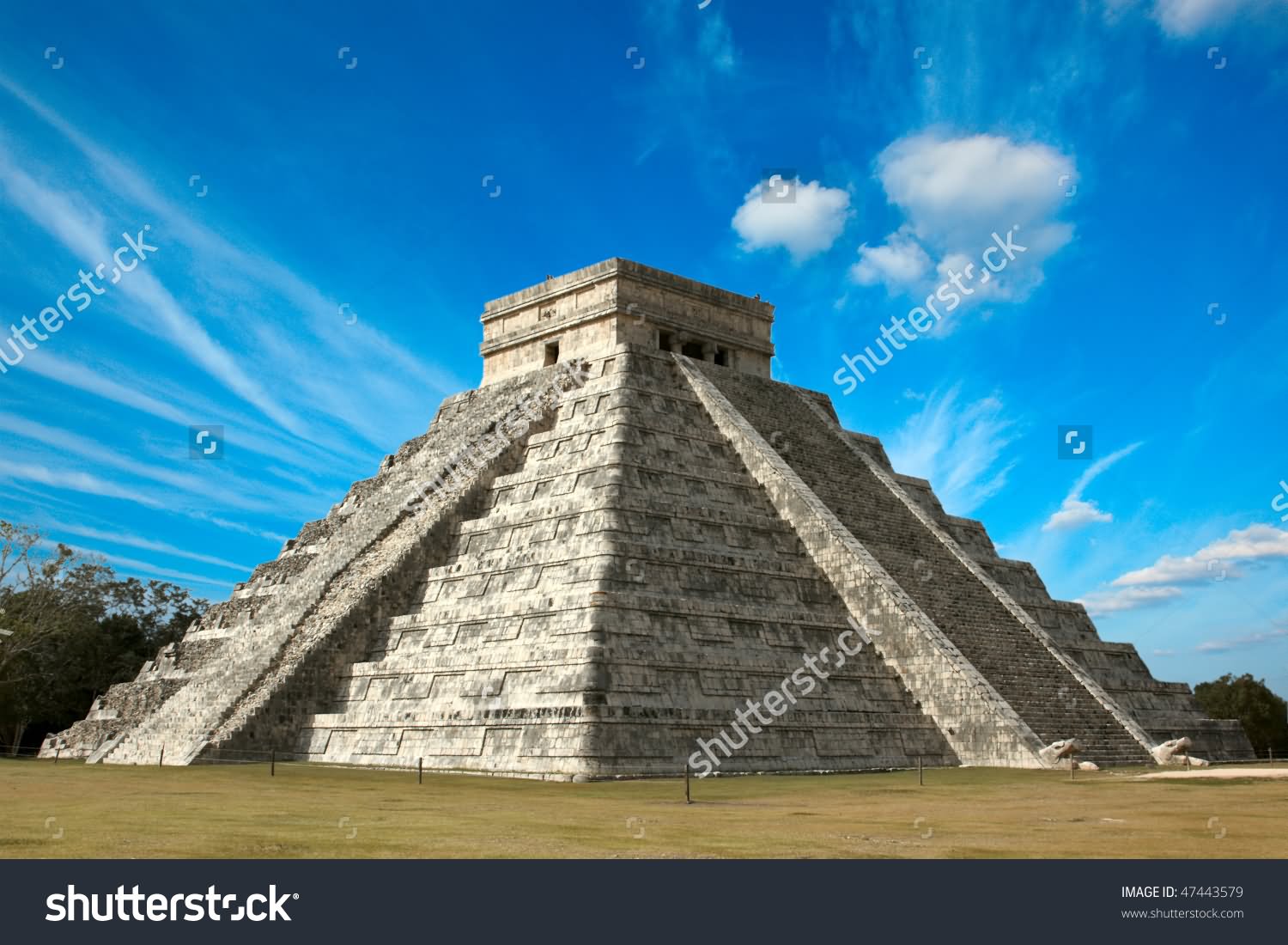 El Castillo Pyramid In Mexico