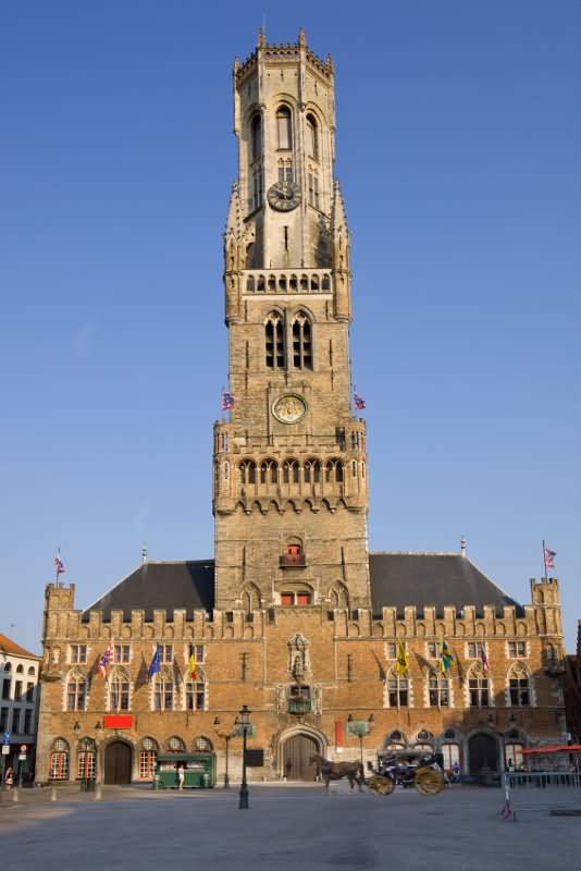 Front Picture Of The Belfry of Bruges