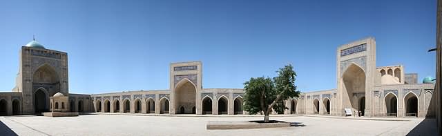 Inner Courtyard Of The Po-i-Kalyan Mosque Panorama View