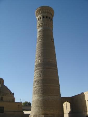 Kalyan Minaret Of Po-i-Kalyan In Bukhara, Uzbekistan