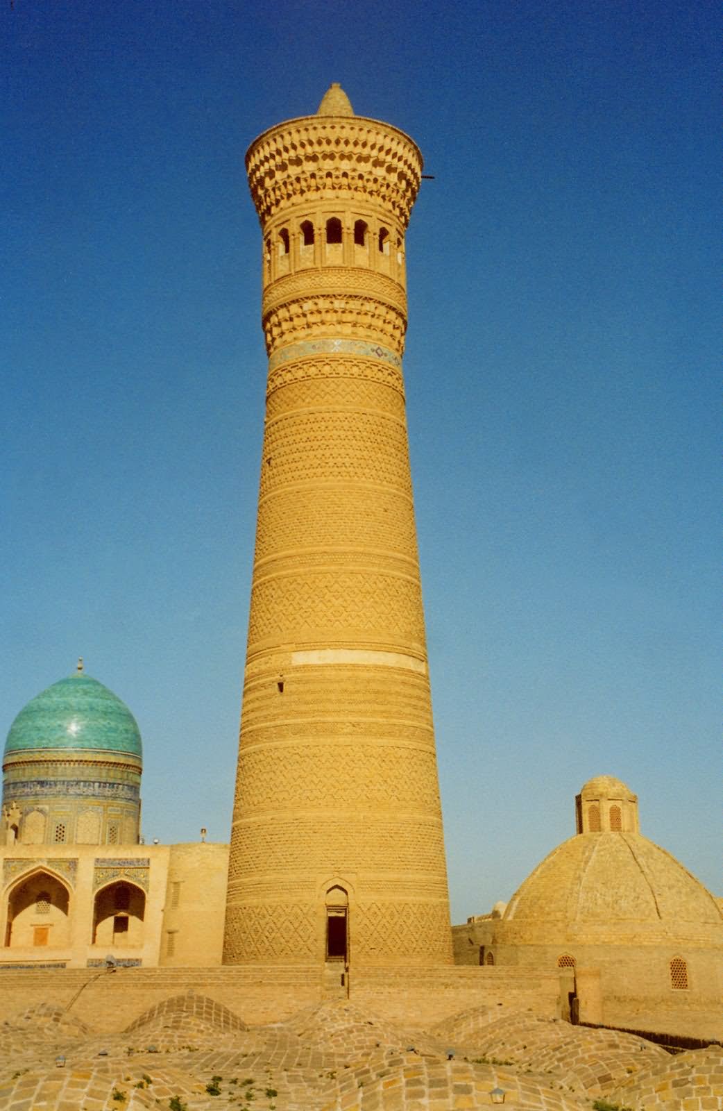 Kalyan Minaret Of The Po-i-Kalyan Mosque In Bukhara