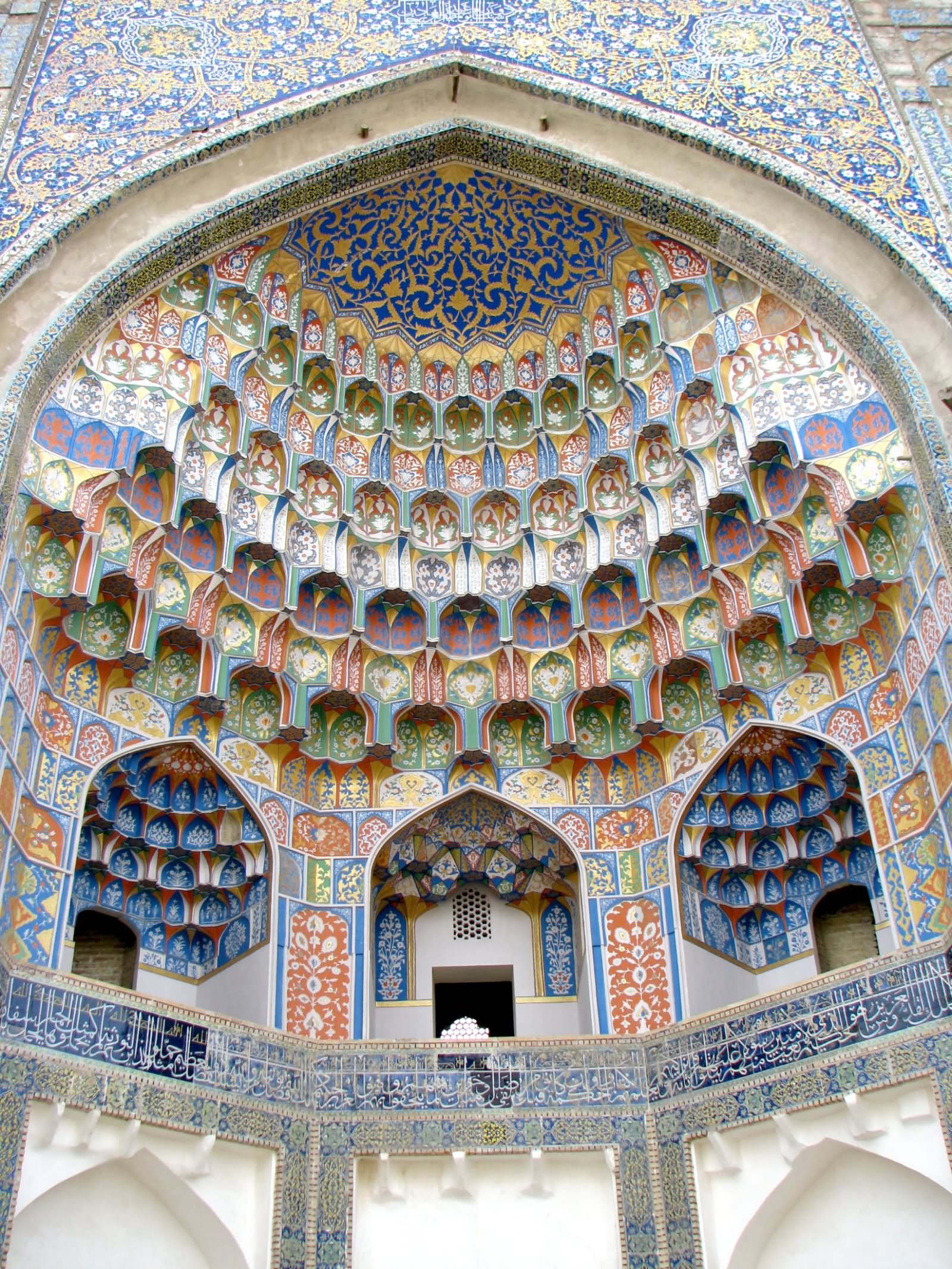 Madrassa Arch In Po-i-Kalyan Complex In Bukhara, Uzbekistan