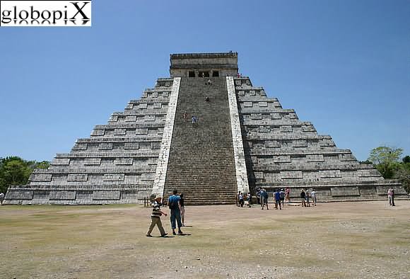 North Side View  Of The El Castillo