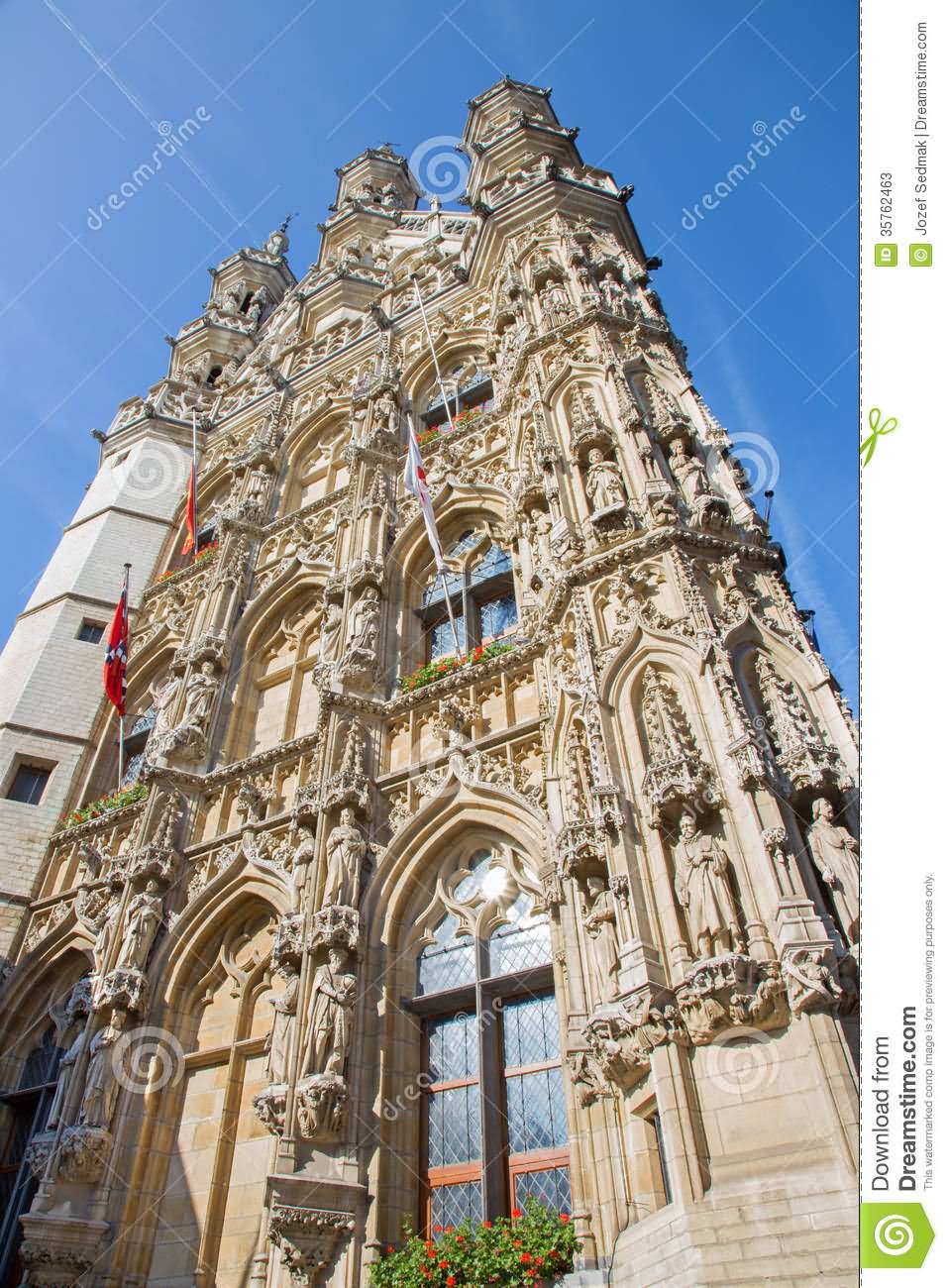 South East Portal Of Leuven Town Hall