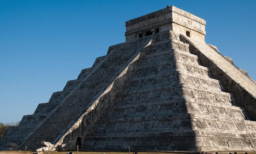 Temple Of Kukulcan The El Castillo In Mexico