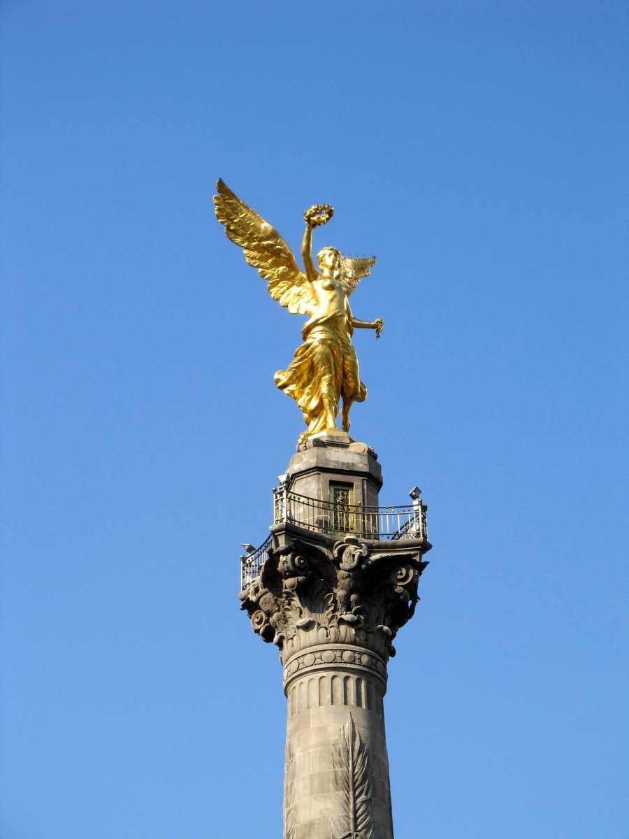 The Angel Of Independence Column In Mexico City