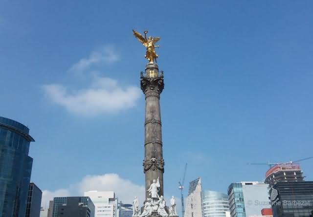 The Angel Of Independence Monument In Mexico City