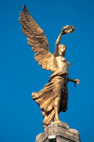 The Angel Of Independence Statue In Mexico City