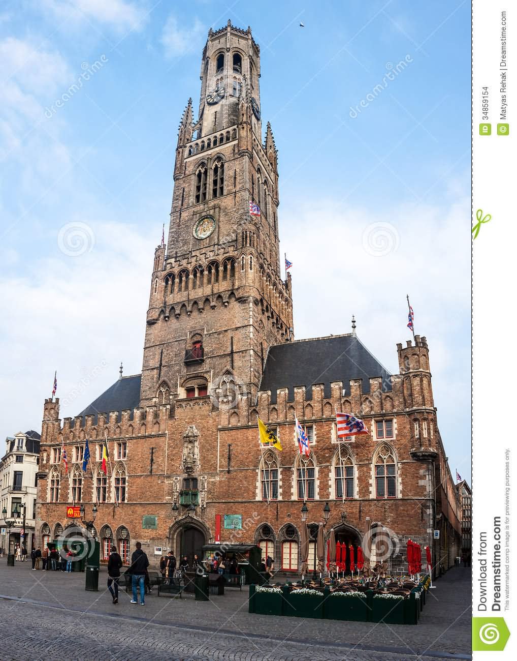 The Belfry of Bruges Clock Tower Of Belgium Picture