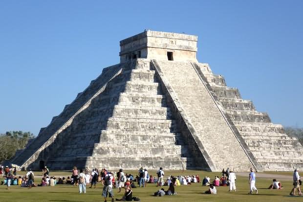 The El Castillo Pyramid At Chichen Itza