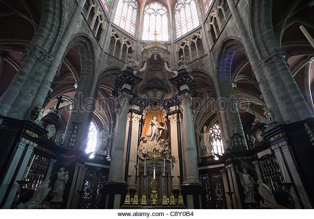 The High Altar Inside The Saint Bavo Cathedral