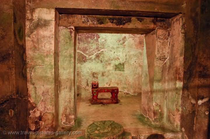 The Jaguar Throne Inside The El Castilo Pyramid In Chichen Itza, Mexico