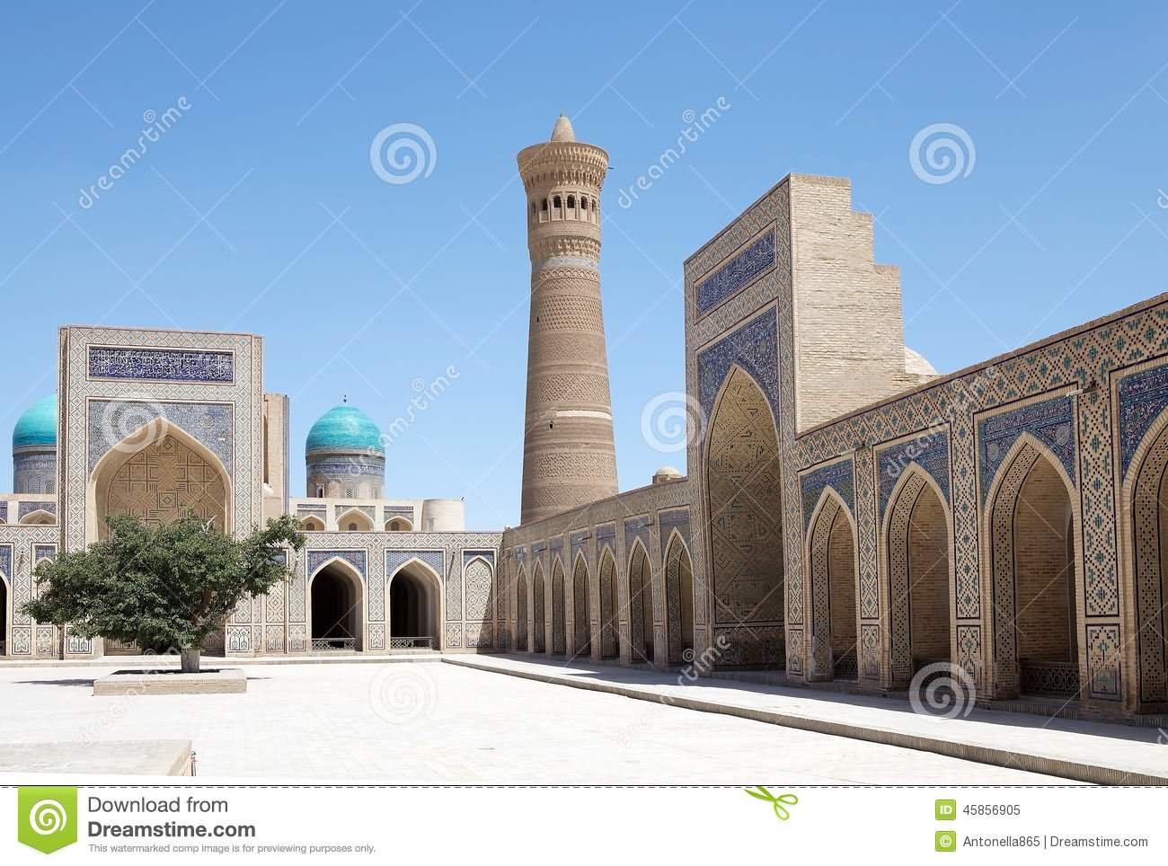 The Po-i-Kalyan Minaret And Courtyard Picture