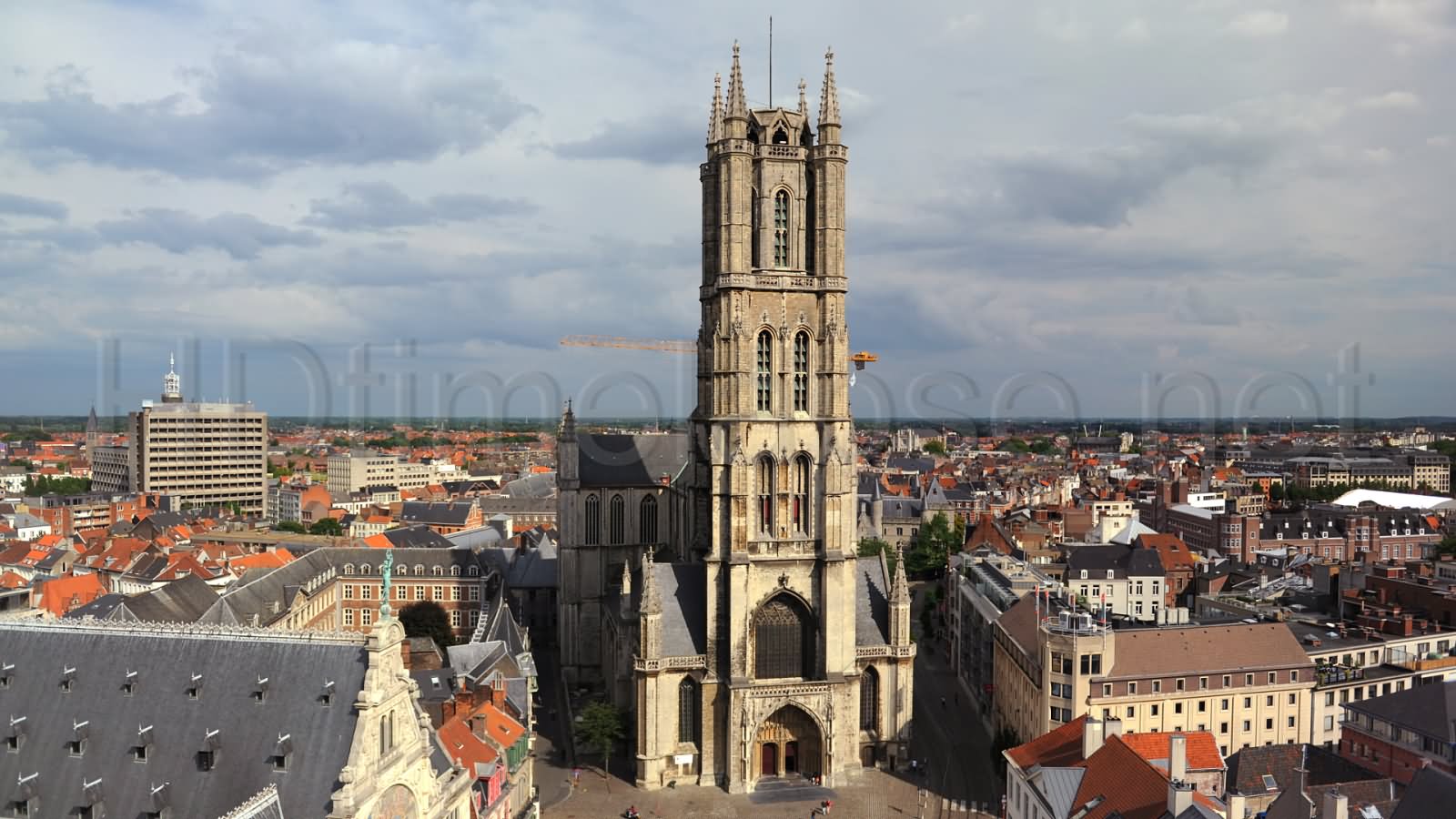 The Saint Bavo Cathedral Front View