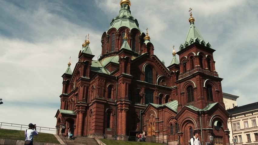 The Uspenski Cathedral In Helsinki, Finland