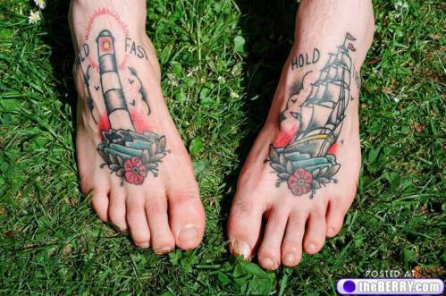 free tattoo design feet men