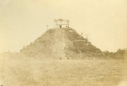 Vintage Picture Of The El Castillo