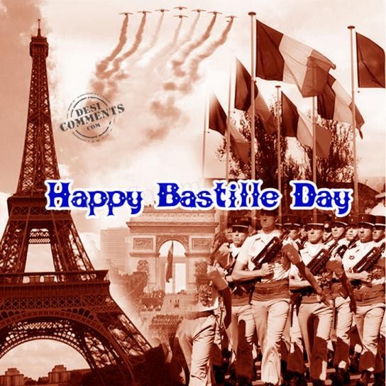 Happy Bastille Day Wishes Image