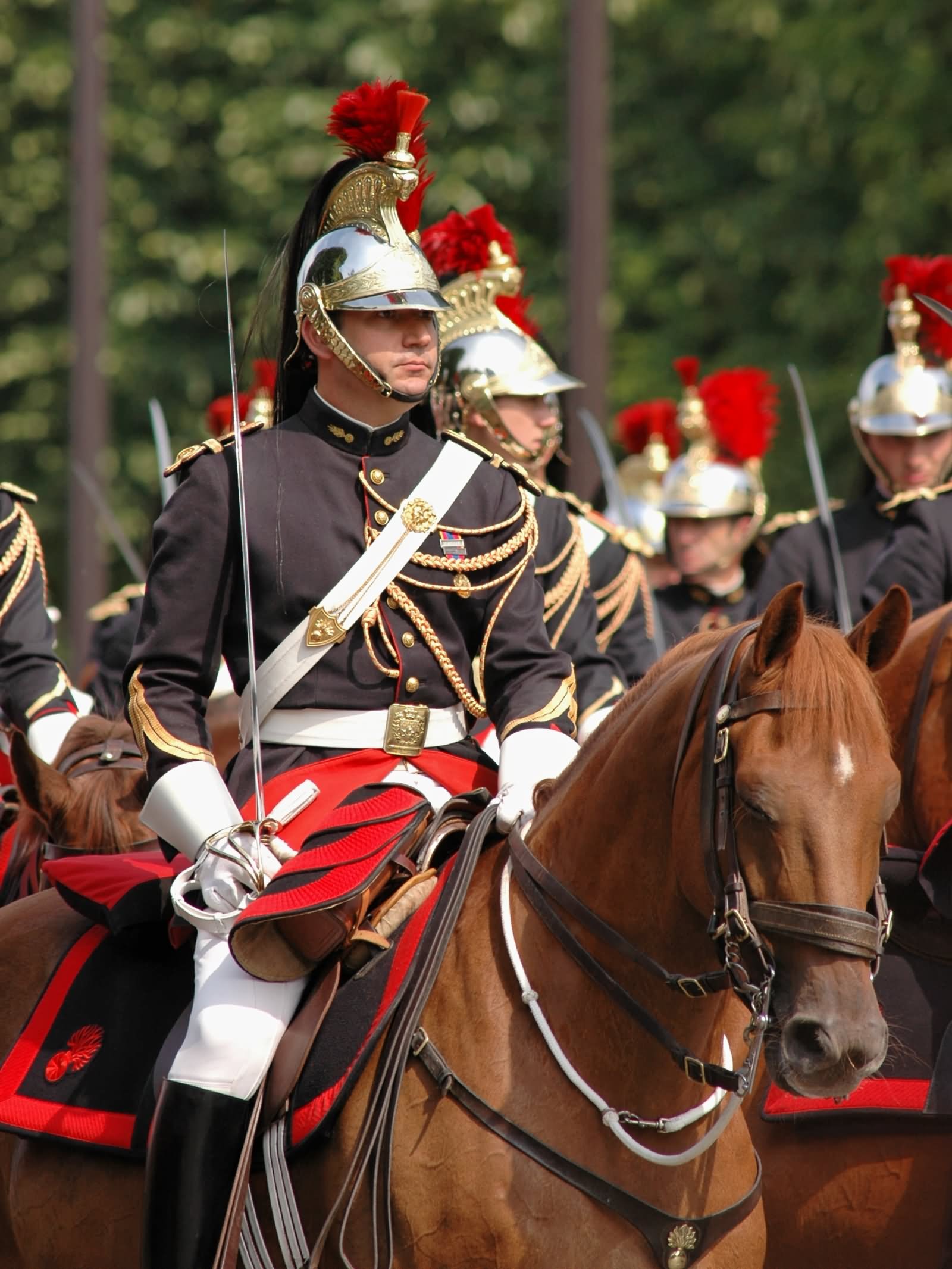 Horseman Of The French Republican Guard During The Bastille Day Parade