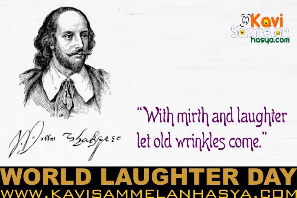 With Mirth And Laughter Let Old Wrinkles Come World Laughter Day