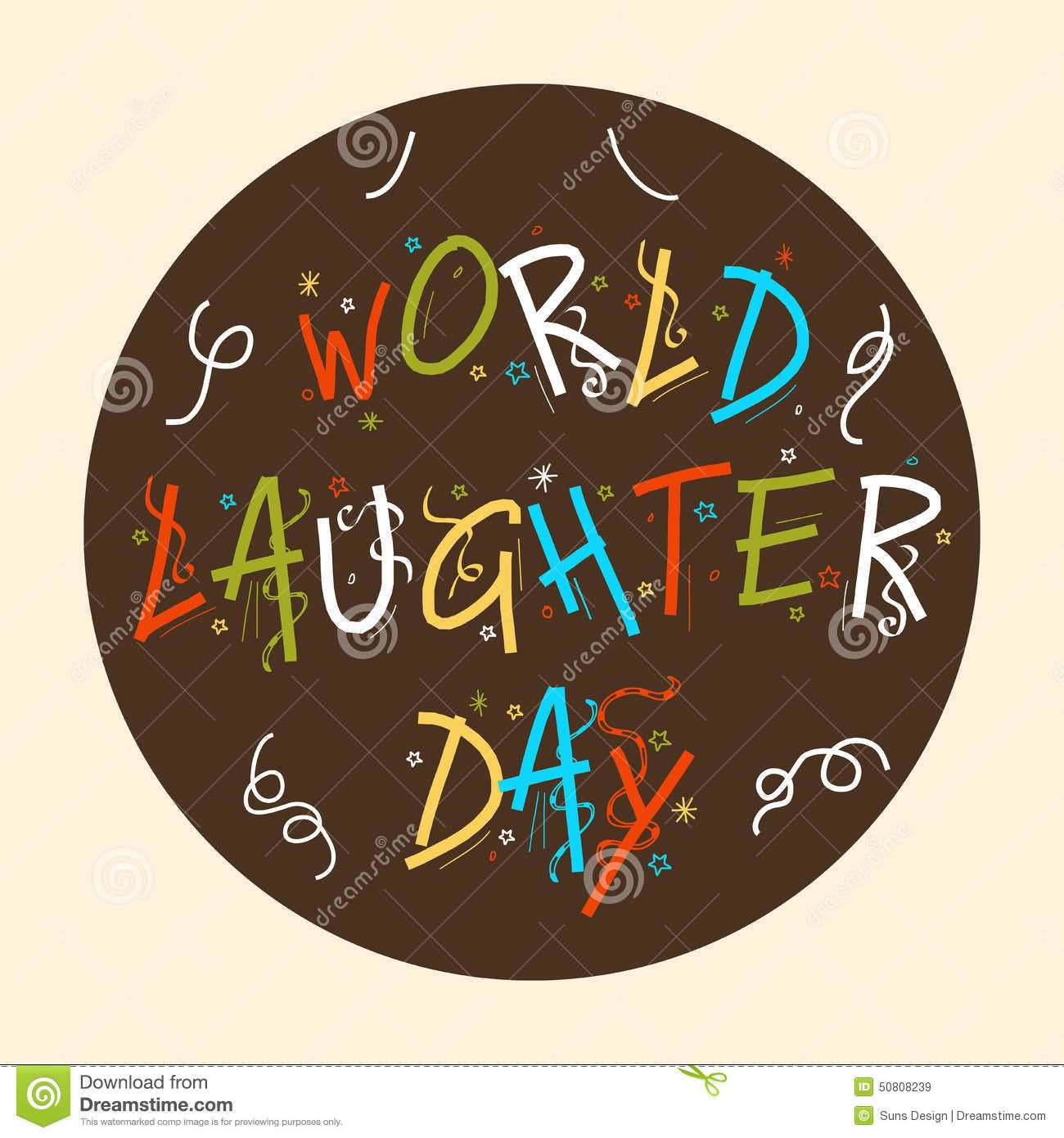 World Laughter Day Beautiful Clipart