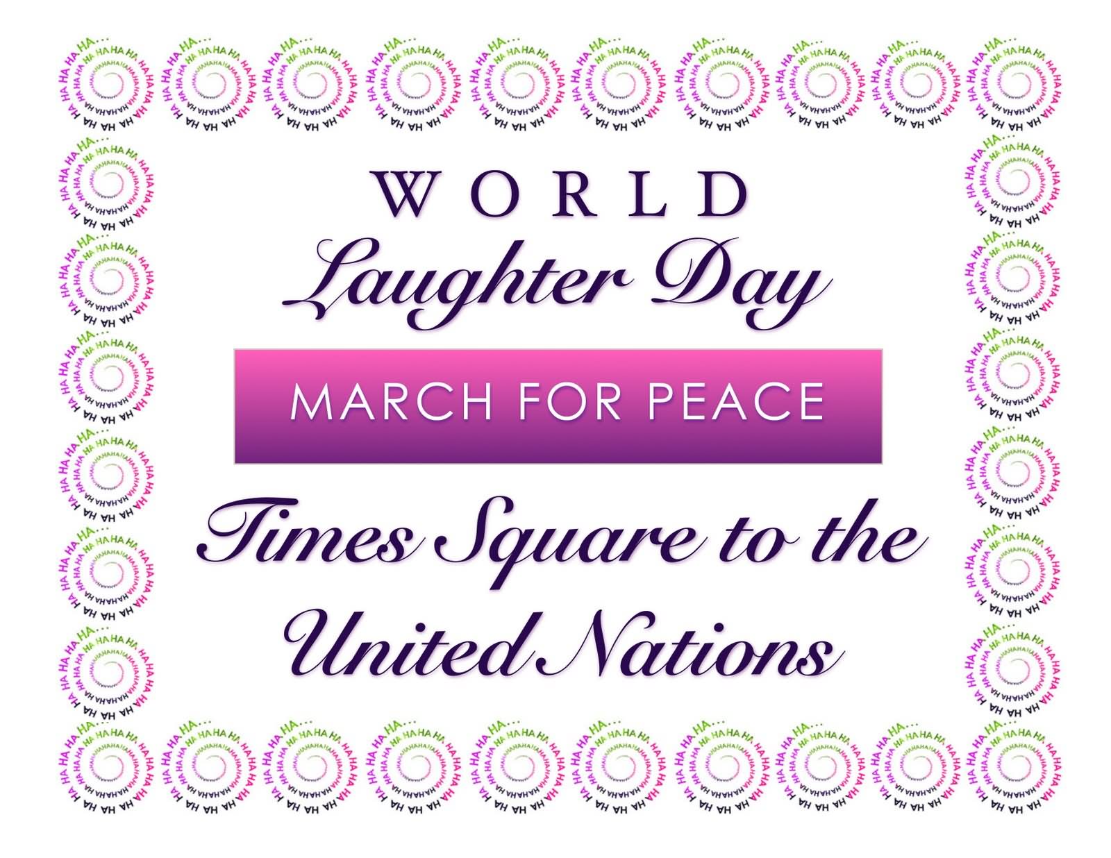 World Laughter Day March For Peace