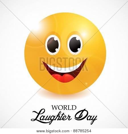 World Laughter Day Smiley Image