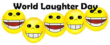 World Laughter Day Smileys Clipart