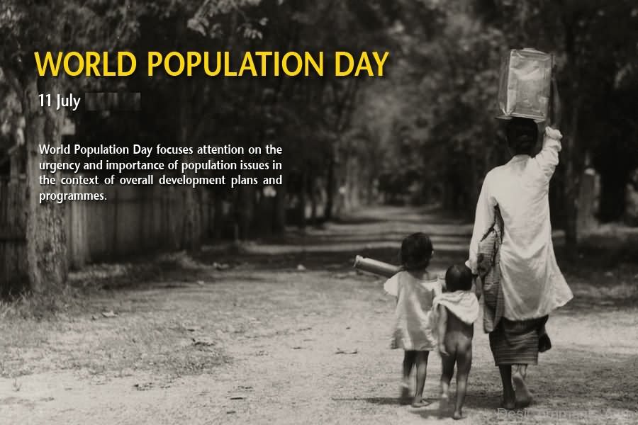 World Population Day 11 July