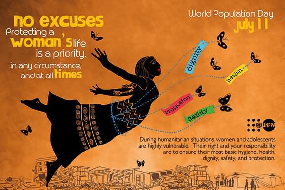 World Population Day July 11 Poster